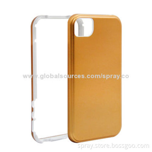 Detachable Aluminum and Polycarbonate Dual-hard Cases for iPhone 4 4S, Two Pieces Design